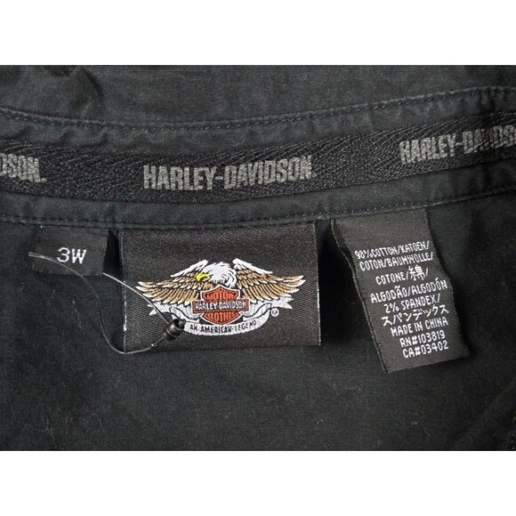 Harley-Davidson Women's Sleeveless Button-Up Shirt - Picture 2 of 4